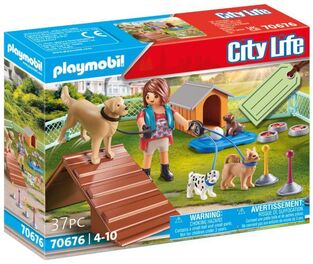 Playmobil Gift Set City Life Εκπαιδεύτρια σκύλων (70676)