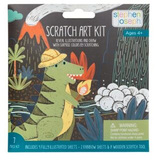 Stephen Joseph Χειροτεχνία Scratch Kit Art, Dino
