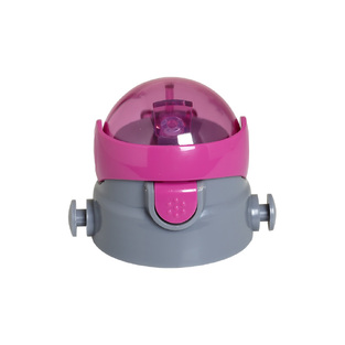 Ecolife Ανταλλακτικό Πώμα με Καλαμάκι για Kids Thermos Magenta