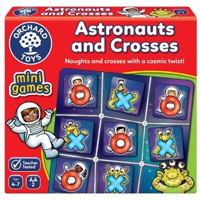 Orchard Toys "Διαστημική τρίλιζα" ( Mini Game Astronauts and Crosses) Mini Game