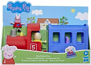 Hasbro Παιχνίδι Μινιατούρα Peppa Pig Miss Rabbit's Train (F3630)