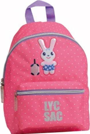 Lyc Sac Lilly Σχολική Τσάντα Πλάτης Νηπιαγωγείου σε Ροζ χρώμα (52573)