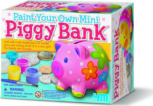 4M Κατασκευή paint your own piggy bank 04505