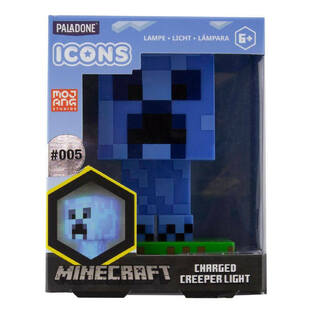 Paladone Διακοσμητικό Φωτιστικό Minecraft Creeper Μπλε 11εκ.