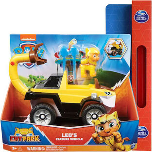 Spin Master Παιχνιδολαμπάδα Paw Patrol Cat Pack - Leo's Feature Vehicle (20138789)