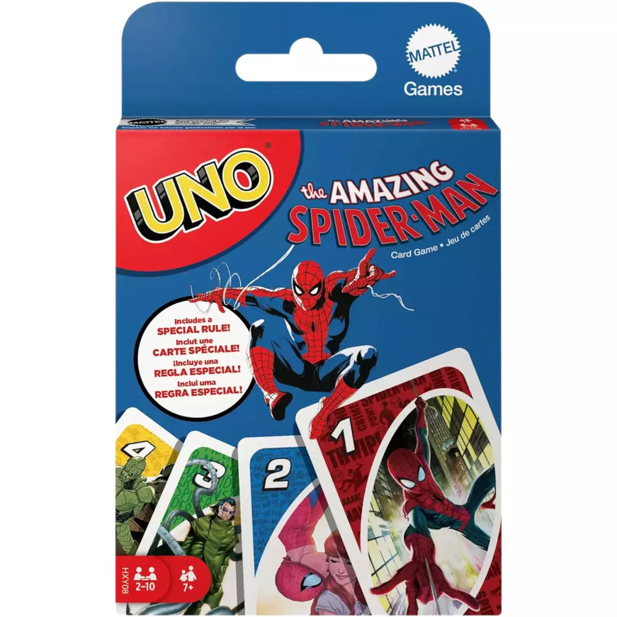 Uno The Amazing Spider-Man για 2-10 Παίκτες 7+ Ετών Mattel