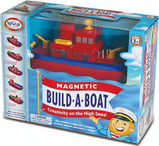 Popular PlayThings Μαγνητικό Παιχνίδι Κατασκευών Build a Boat (60201)
