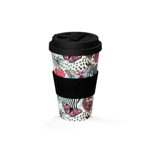 I Drink Cup Coffee R-Pet 435ml Buttterfly (ID5001)