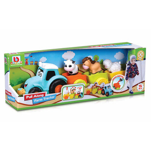 Burago Junior Farm Tractor-Pull Along