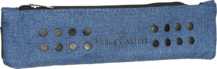Κασετίνα Πουγκί Με Ιμάντα Gaber-Castell Pen Holder Grip  Χρώμα Μπλε Marsala Με Φερμουάρ (573151)