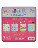 Floss and Rock Magnetic Fun and Games - 4in1 tin - Unicorns 40P3563