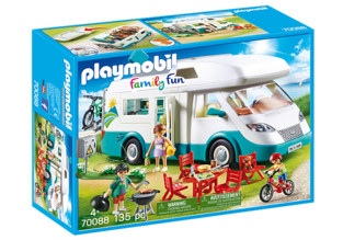 Playmobil Αυτοκινούμενο Οικογενειακό Τροχόσπιτο 70088