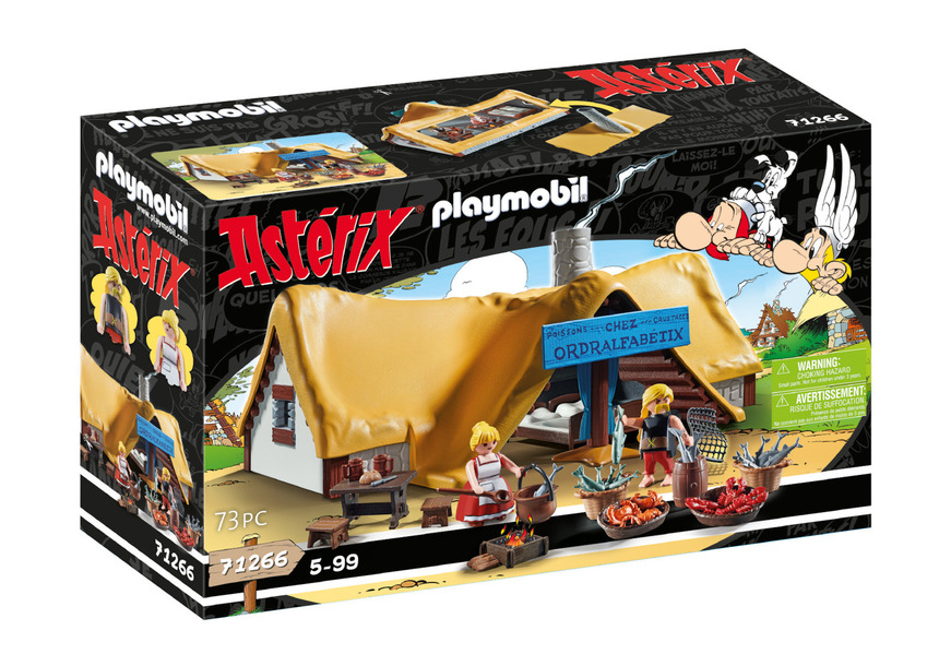 Playmobil Asterix Η Καλύβα του Ψαρά Αλφαβητίξ (71266)
