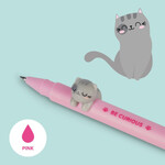 Legami Στυλό Gel 0.5mm με Ροζ Μελάνι Cat