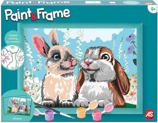 As Company Paint & Frame Cute Bunnies