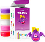 Hey Clay Claymates Aliens Volcano Πολύχρωμος Πηλός (MAE003)