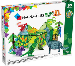 Magna-Tiles Μαγνητικό Παιχνίδι Κατασκευών Δεινόσαυροι