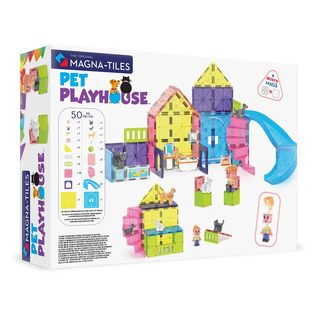 Magna-Tiles Μαγνητικό Παιχνίδι 50 κομματιών Pet Playhouse