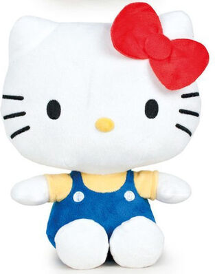 Λούτρινο Hello Kitty Red Bow Blue Shirt για 3+ Ετών 25 εκ.