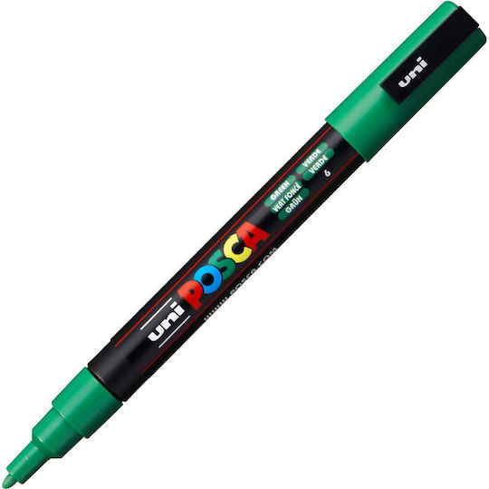 Posca  Μαρκαδόρος Σχεδίου PC-3M 1.3mm Πράσινος