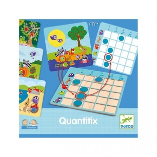 Djeco εκπαιδευτικό παιχνίδι λογικής σκέψης & αρίθμησης 'Quantitix' (DJ08358)