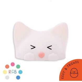 MegaLight Επαναφορτιζόμενο Φωτάκι Συντροφιάς Eggy & Friends Catty Cat (185855)