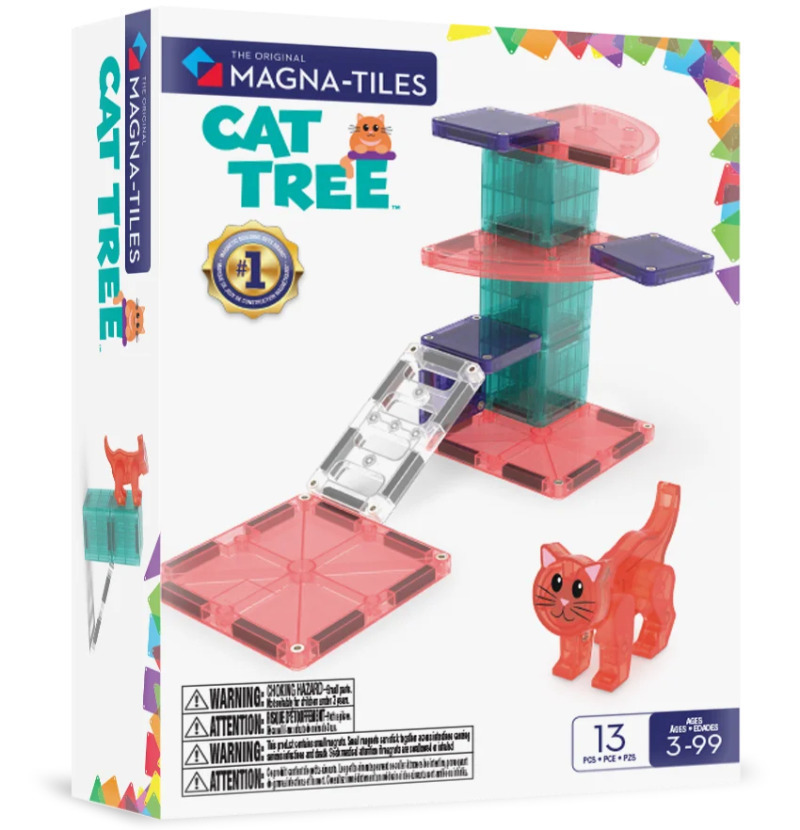 Magna-Tiles Μαγνητικό Παιχνίδι 13 κομματιών Cat Tree