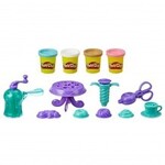 Hasbro Play-Doh Kitchen Creations Νόστιμα Ντόνατς Σετ Με 4 Χρώματα E3344