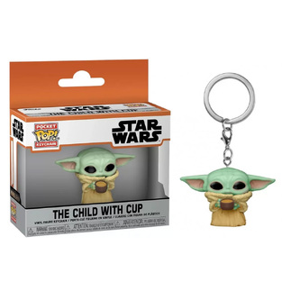 Funko Pocket Pop! Keychain Movies: Star Wars - The Child With Cup (star Wars: The Mandalorian)