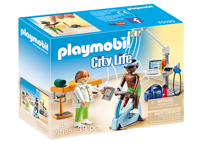 Playmobil CityLife Κέντρο Φυσιοθεραπείας 70195