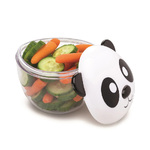 Melii Bear & Panda Πλαστικό Παιδικό Σετ Φαγητού 0.232lt Πολύχρωμο (MEL14700)