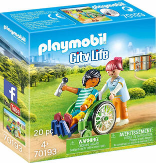 Playmobil City Life Patient in Wheelchair (70193)