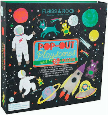 Floss & Rock Παιδικό Puzzle Σκηνικό Διάστημα 20pcs (43P6376)