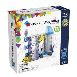 Magna-Tiles Μαγνητικό Παιχνίδι Κατασκευών Space 32 set