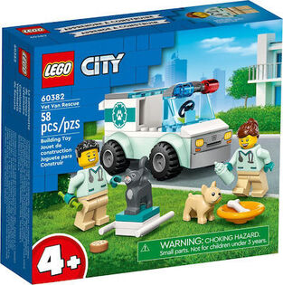 Lego City Vet Van Rescue για 4+ ετών 60382