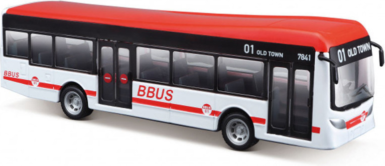 Burago Λεωφορείο Street Fire City Κόκκινο (18/32102)