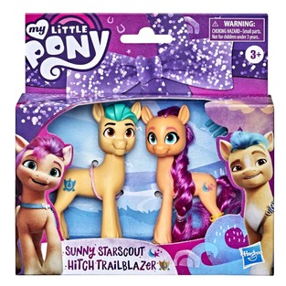 Hasbro My Little Pony Movie Fun Friends Sunny Starscout-Hitch Trailblaizer (F3780 / F3800)