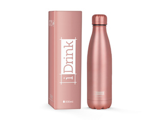 i DRINK THERM BOTTLE 500ml MAT ROSE (ID0020)