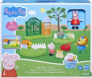 Hasbro Παιχνίδι Μινιατούρα Peppa Pig Peppa's Day at the Zoo