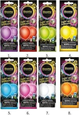 Il Looms Φωτεινά μπαλόνια 2τμχ (Διάφορα Χρώματα)