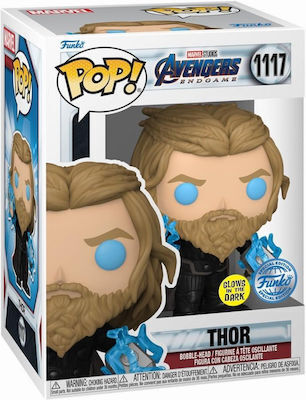 Funko Pop! Marvel: Avengers Endgame - Thor with Thunder Glows in the Dark Special Edition (Exclusive)