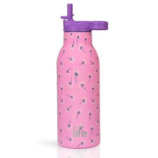 Ecolife Θερμός Ανμοξείδωτος 550ml Pink Dandelion