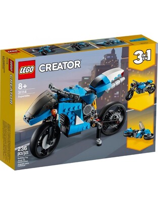 LEGO Creator 3 Σε 1 Superbike Μηχανή Δρόμου 31114