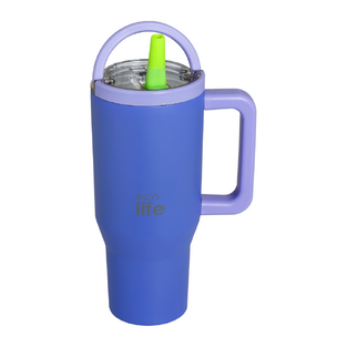 Ecolife Ποτηρί Θερμός Tumbler 900ml Blue Purple (33-BO-7075)