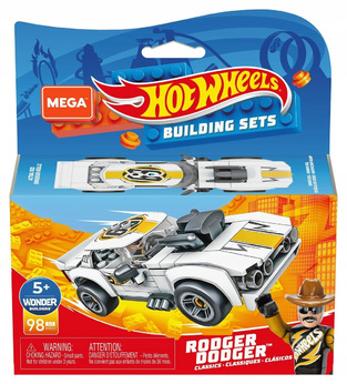 Mega Bloks Τουβλάκια Hot Wheels Racers Rodger Dodger 98τμχ (GYG33)