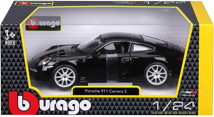 Burago Porsche 911 Carrera S Black 1/24 (18/21065)