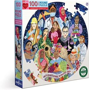 Eeboo Puzzle 100κομ., Round Int Women’s Day