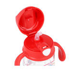 Stor Πλαστικό Παγούρι με Καλαμάκι Pop Up Training σε Κόκκινο χρώμα 370ml (ST13489)