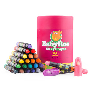 JarMelo Κηρομπογιές soft Baby Roo σετ 24 χρωμ. Washable (JA90442)