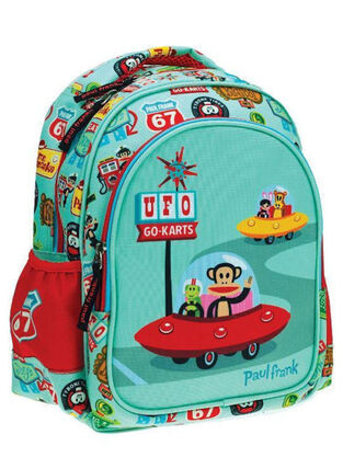 Back Me Up Paul Frank Ufo Σχολική Τσάντα Πλάτης Νηπιαγωγείου σε Γαλάζιο χρώμα